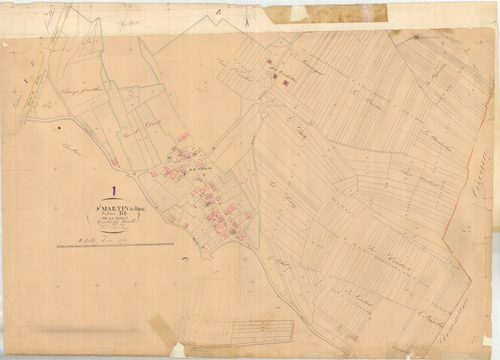Saint-Martin-de-Bavel - 3 P 8617 - 3 P 8617 -  Feuille 3  (1833)