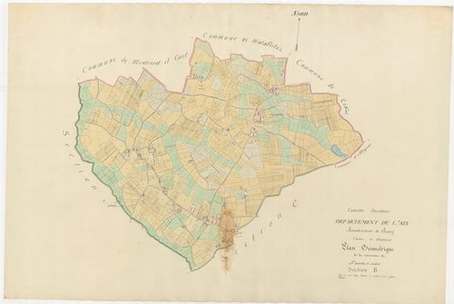 Saint-Martin-le-Châtel - 3 P 10120-3 - 3 P 10120-3 -  Feuille 1  (1809)