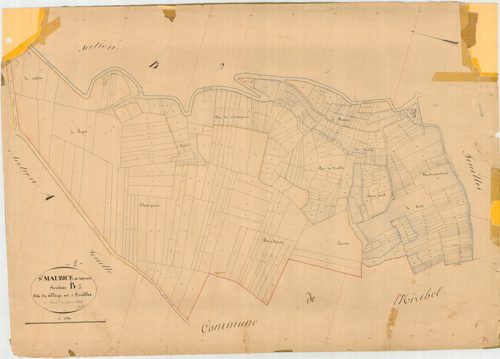Saint-Maurice-de-Beynost - 1777 W 423-6 - 1777 W 423-6 -  Feuille 1  (1834)