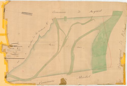 Saint-Maurice-de-Beynost - 1777 W 423-12 - 1777 W 423-12 -  Feuille 3  (1834)