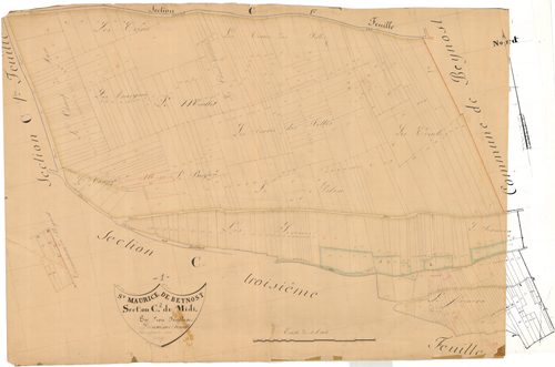 Saint-Maurice-de-Beynost - 1777 W 423-11 - 1777 W 423-11 -  Feuille 2  (1834)