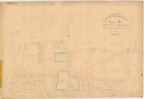 Saint-Maurice-de-Beynost - 1777 W 423-9 - 1777 W 423-9 -  Feuille 4  (1834)
