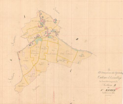 Saint-Maurice-de-Gourdans - 1777 W 424-5 - 1777 W 424-5 -  Section D  (1839)