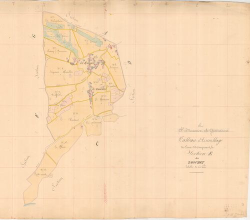 Saint-Maurice-de-Gourdans - 1777 W 424-6 - 1777 W 424-6 -  Section E  (1839)