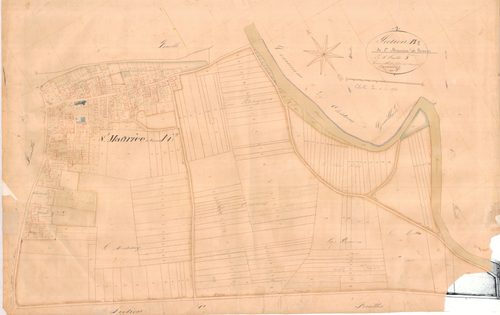 Saint-Maurice-de-Rémens - 3 P 8743 - 3 P 8743 -  Feuille 5  (1827)