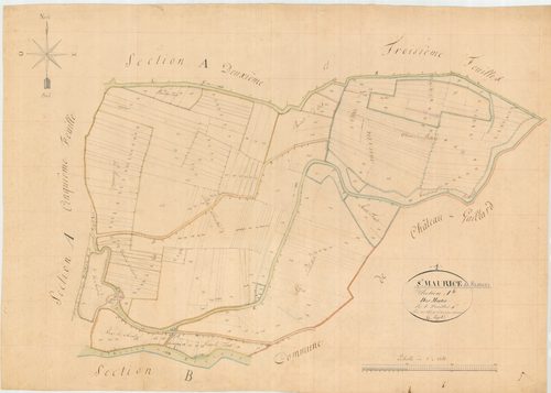 Saint-Maurice-de-Rémens - 3 P 8737 - 3 P 8737 -  Feuille 4  (1827)