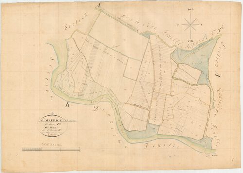 Saint-Maurice-de-Rémens - 3 P 8738 - 3 P 8738 -  Feuille 5  (1827)