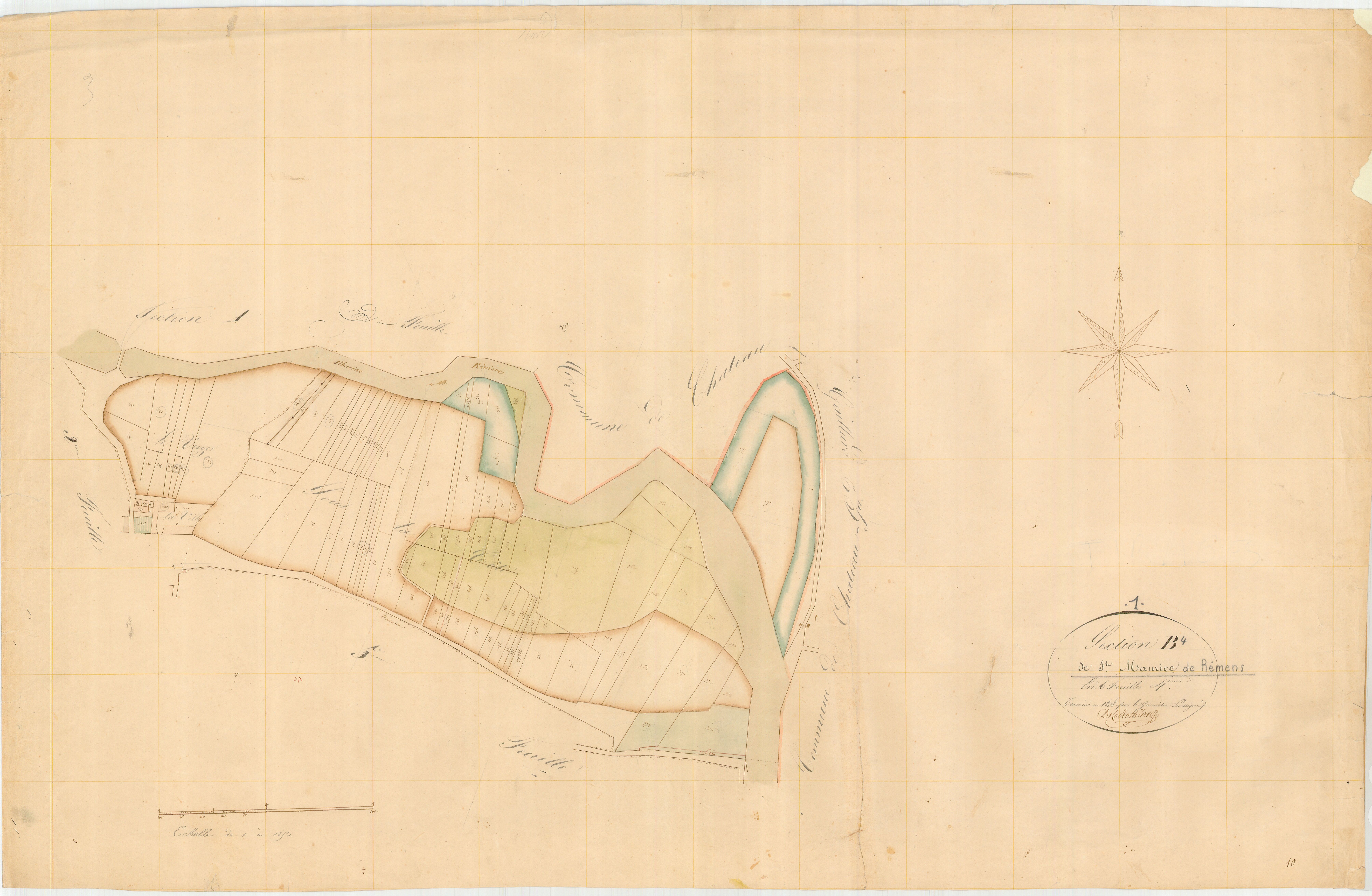 Saint-Maurice-de-Rémens - 3 P 8742 - 3 P 8742 -  Feuille 4  (1827)