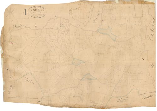 Saint-Nizier-le-Bouchoux - 3 P 8765 - 3 P 8765 -  Feuille 1  (1841)