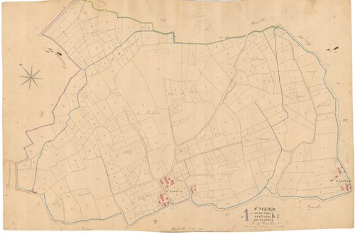 Saint-Nizier-le-Bouchoux - 3 P 8759 - 3 P 8759 -  Feuille 2  (1841)