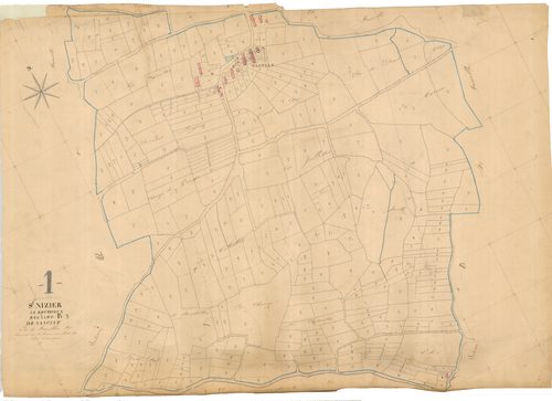 Saint-Nizier-le-Bouchoux - 3 P 8760 - 3 P 8760 -  Feuille 3  (1841)