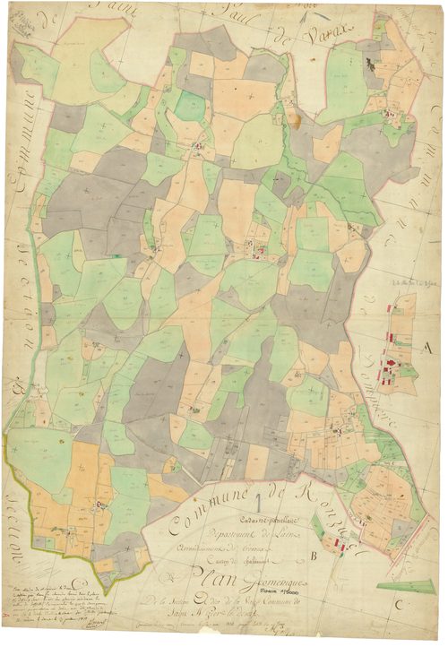 Saint-Nizier-le-Désert - 3 P 8775 - 3 P 8775 -  Feuille 1  (1810)