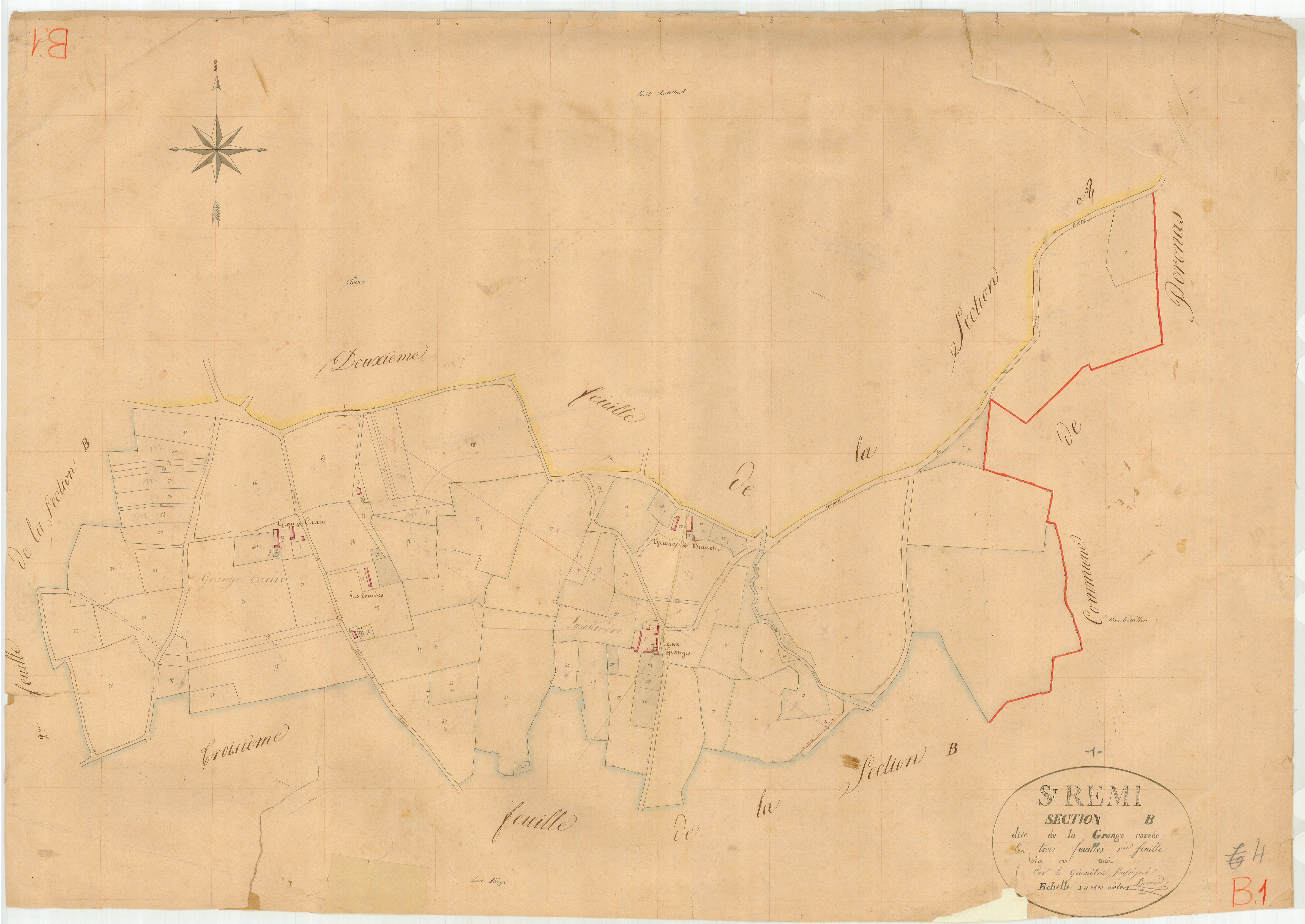 Saint-Rémy - 3 P 8808 - 3 P 8808 -  Feuille 1  (1830)