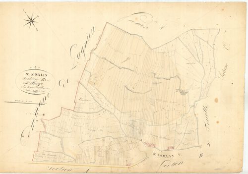 Saint-Sorlin-en-Bugey - 3 P 8815 - 3 P 8815 -  Feuille 3  (1826)
