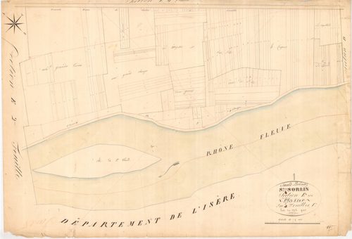 Saint-Sorlin-en-Bugey - 3 P 8821 - 3 P 8821 -  Feuille 1  (1826-1865)