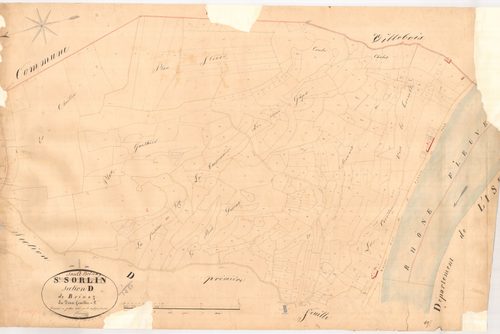 Saint-Sorlin-en-Bugey - 3 P 8820 - 3 P 8820 -  Feuille 2  (1826-1865)