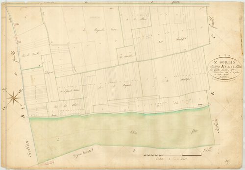Saint-Sorlin-en-Bugey - 3 P 8822 - 3 P 8822 -  Feuille 2  (1826-1865)
