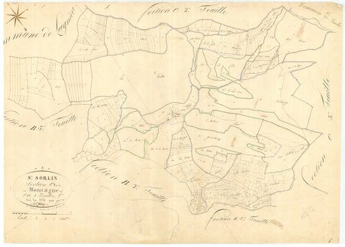 Saint-Sorlin-en-Bugey - 3 P 8816 - 3 P 8816 -  Feuille 1  (1826)