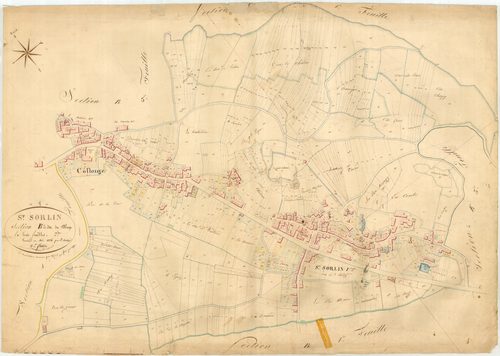 Saint-Sorlin-en-Bugey - 3 P 8814 - 3 P 8814 -  Feuille 2  (1826)