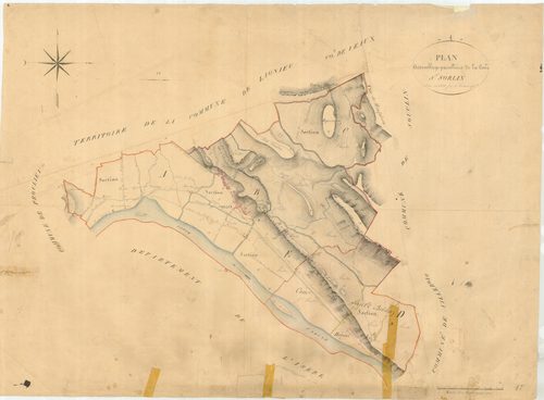 Saint-Sorlin-en-Bugey - 3 P 8811 - 3 P 8811 -  Tableau d'assemblage  (1826)