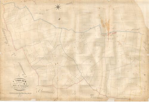 Saint-Trivier-de-Courtes - 3 P 8830 - 3 P 8830 -  Feuille 1  (1841)