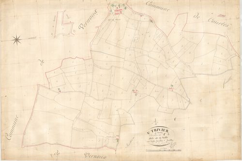 Saint-Trivier-de-Courtes - 3 P 8836 - 3 P 8836 -  Feuille 1  (1841)