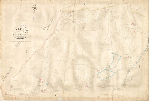 Saint-Trivier-de-Courtes - 3 P 8832 - 3 P 8832 -  Feuille 3  (1841)