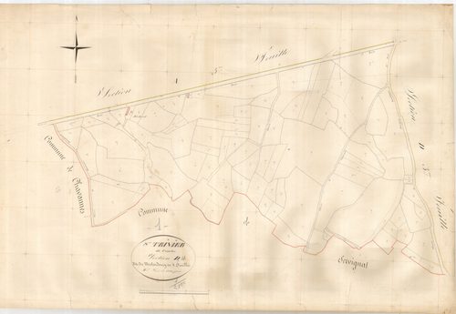 Saint-Trivier-de-Courtes - 3 P 8842 - 3 P 8842 -  Feuille 4  (1841)