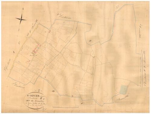 Saint-Trivier-de-Courtes - 3 P 8834 - 3 P 8834 -  Feuille 2  (1841)