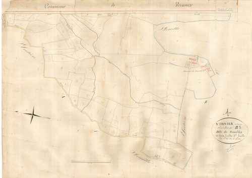 Saint-Trivier-de-Courtes - 3 P 8835 - 3 P 8835 -  Feuille 3  (1841)