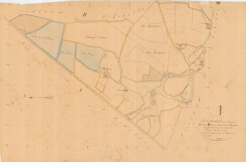 Saint-Trivier-sur-Moignans - 1777 W 435-9 - 1777 W 435-9 -  Feuille 4  (1832)