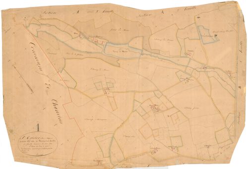 Saint-Trivier-sur-Moignans - 1777 W 435-2 - 1777 W 435-2 -  Feuille 1  (1832)