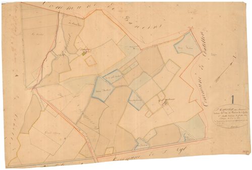 Saint-Trivier-sur-Moignans - 1777 W 435-5 - 1777 W 435-5 -  Feuille 4  (1832-1846)