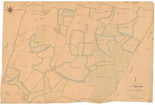 Saint-Trivier-sur-Moignans - 1777 W 435-11 - 1777 W 435-11 -  Feuille 2  (1832)