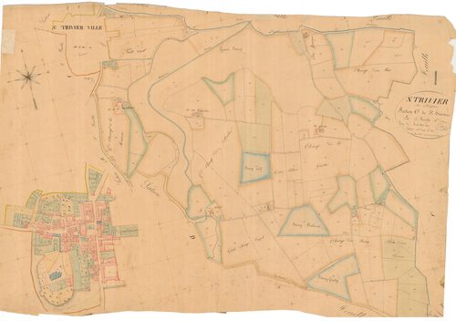 Saint-Trivier-sur-Moignans - 1777 W 435-10 - 1777 W 435-10 -  Feuille 1  (1832)