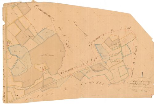 Saint-Trivier-sur-Moignans - 1777 W 435-6 - 1777 W 435-6 -  Feuille 1  (1832)