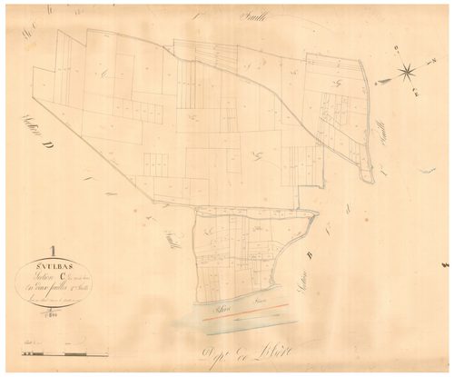 Saint-Vulbas - 3 P 8849 - 3 P 8849 -  Feuille 2  (1825)