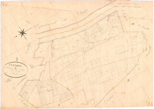 Saint-Vulbas - 3 P 8845 - 3 P 8845 -  Feuille 2  (1825)