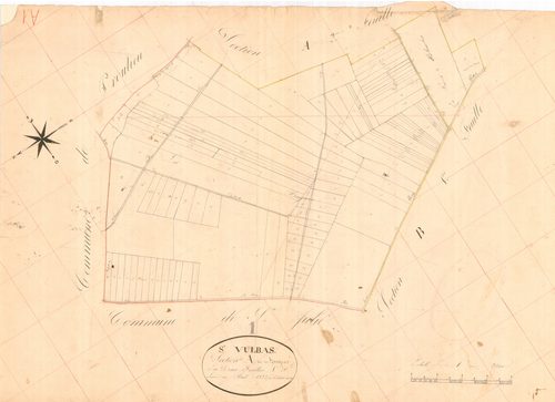 Saint-Vulbas - 3 P 8844 - 3 P 8844 -  Feuille 1  (1825)