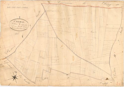 Saint-Vulbas - 3 P 8848 - 3 P 8848 -  Feuille 1  (1825)