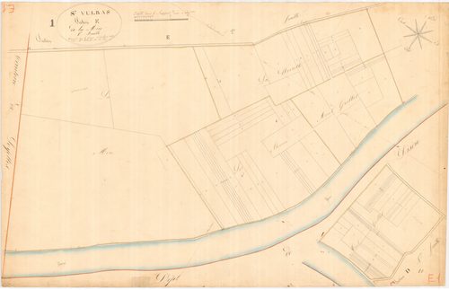 Saint-Vulbas - 3 P 8852 - 3 P 8852 -  Feuille 1  (1825)