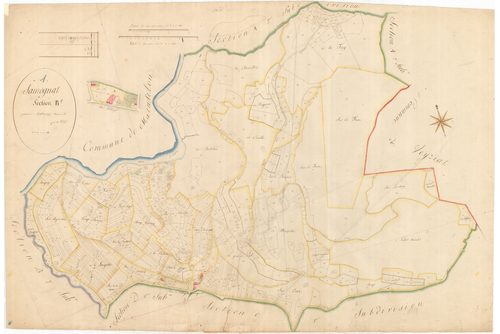 Samognat - 3 P 8887 - 3 P 8887 -  Feuille 1  (1814)