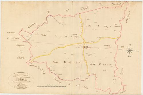 Sandrans - 3 P 10142-2 - 3 P 10142-2 -  Tableau d'assemblage  (1811)
