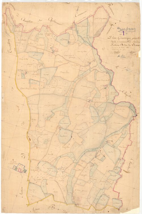 Sandrans - 3 P 8896 - 3 P 8896 -  Feuille 1  (1811)