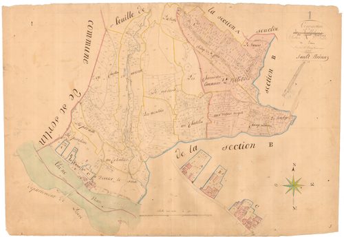 Sault-Brénaz - 3 P 9458 - 3 P 9458 -  Feuille 2  (1826-1867)