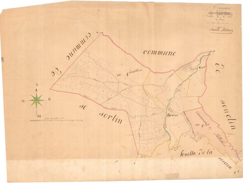 Sault-Brénaz - 3 P 9457 - 3 P 9457 -  Feuille 1  (1826-1867)