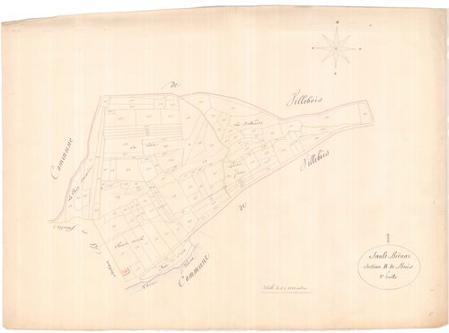 Sault-Brénaz - 3 P 8901 - 3 P 8901 -  Feuille 2  (1867)