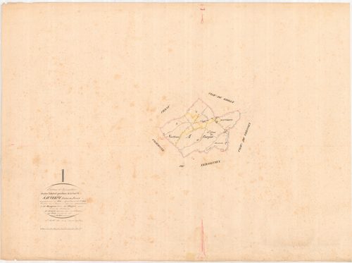 Sauverny - 3 P 8903 - 3 P 8903 -  Tableau d'assemblage  (1845)