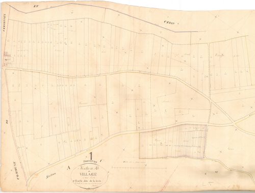 Sauverny - 3 P 8905 - 3 P 8905 -  Feuille 2  (1845)