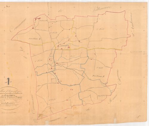 Savigneux - 3 P 8907 - 3 P 8907 -  Tableau d'assemblage  (1832)